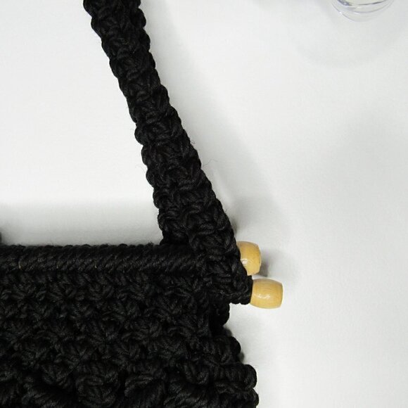 Vintage Handmade Macrame Purse - Picture 4 of 7